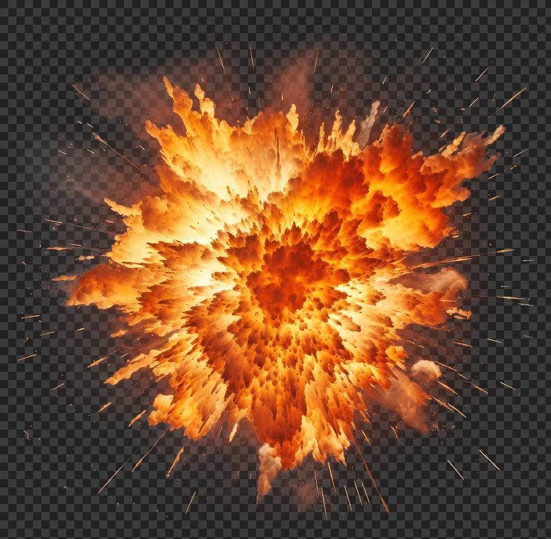 A very low budget explosion